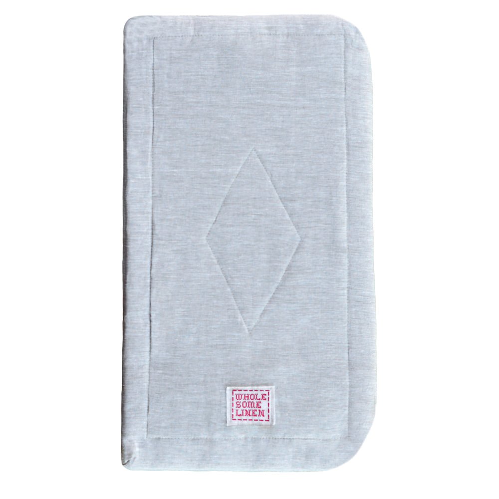 Wholesome Linen - Custom Organic Flax Linen Mattress Pad for Bassinet, Cradle or Crib - BabyBay Original Bassinet Mattress 16 x 32 x 2"