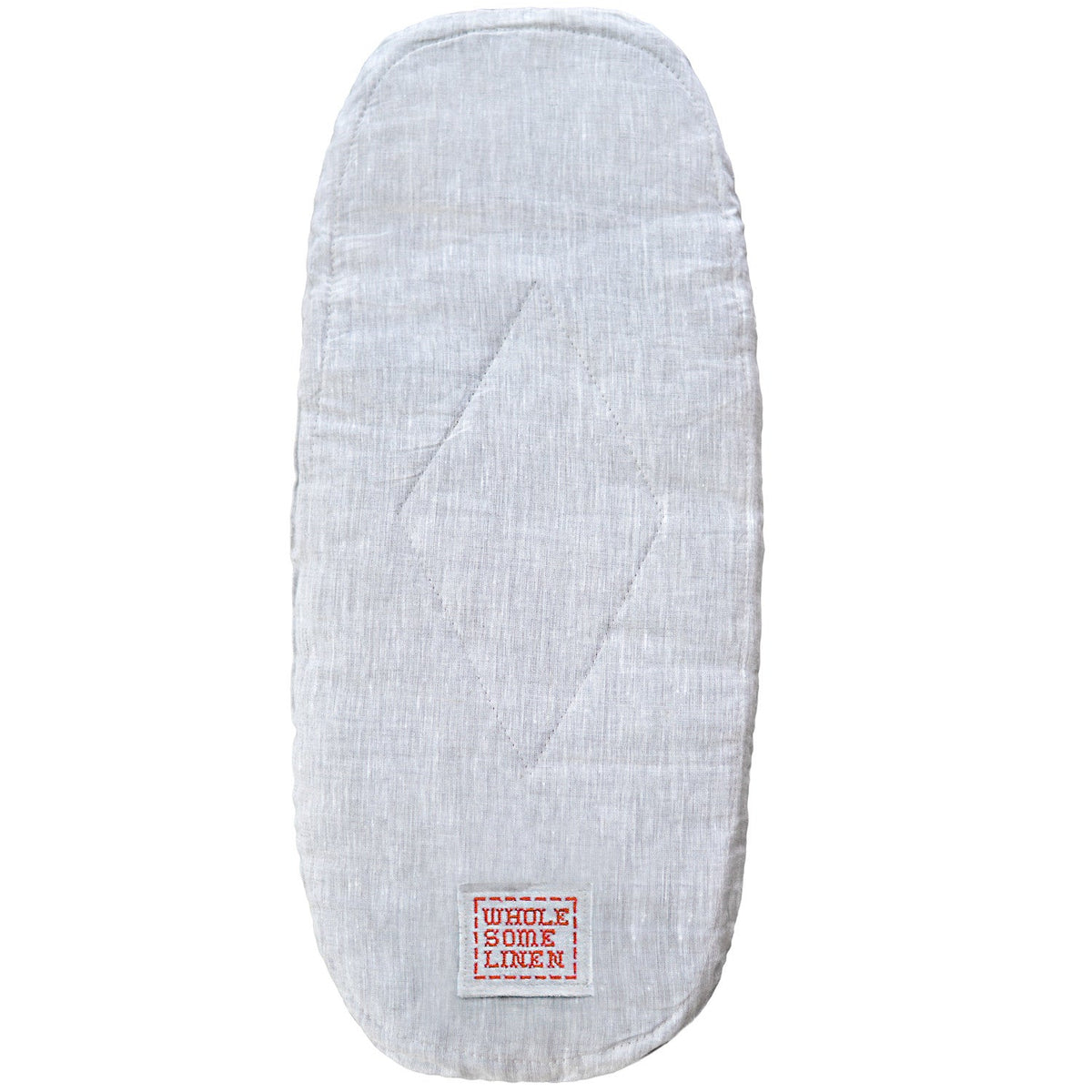 Wholesome Linen - Custom Organic Flax Linen Mattress Pad for Bassinet, Cradle or Crib - Badger Basket Bassinet Mattress 12 x 26 x 1.7"
