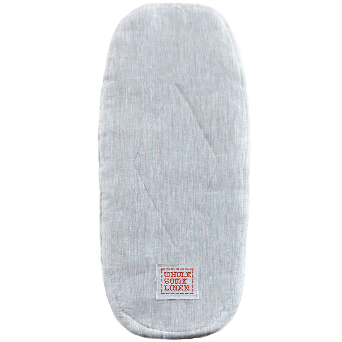 Wholesome Linen - Custom Sized Oval Organic Flax Baby Mattress for Bassinet &amp; Moses Baskets - 13 x 28 x 1.7 in