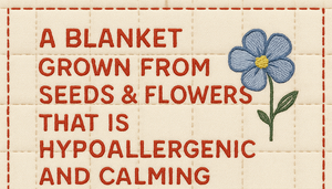 Organic Flax Seed Quilted Weighted Blanket - Wholesome Linen