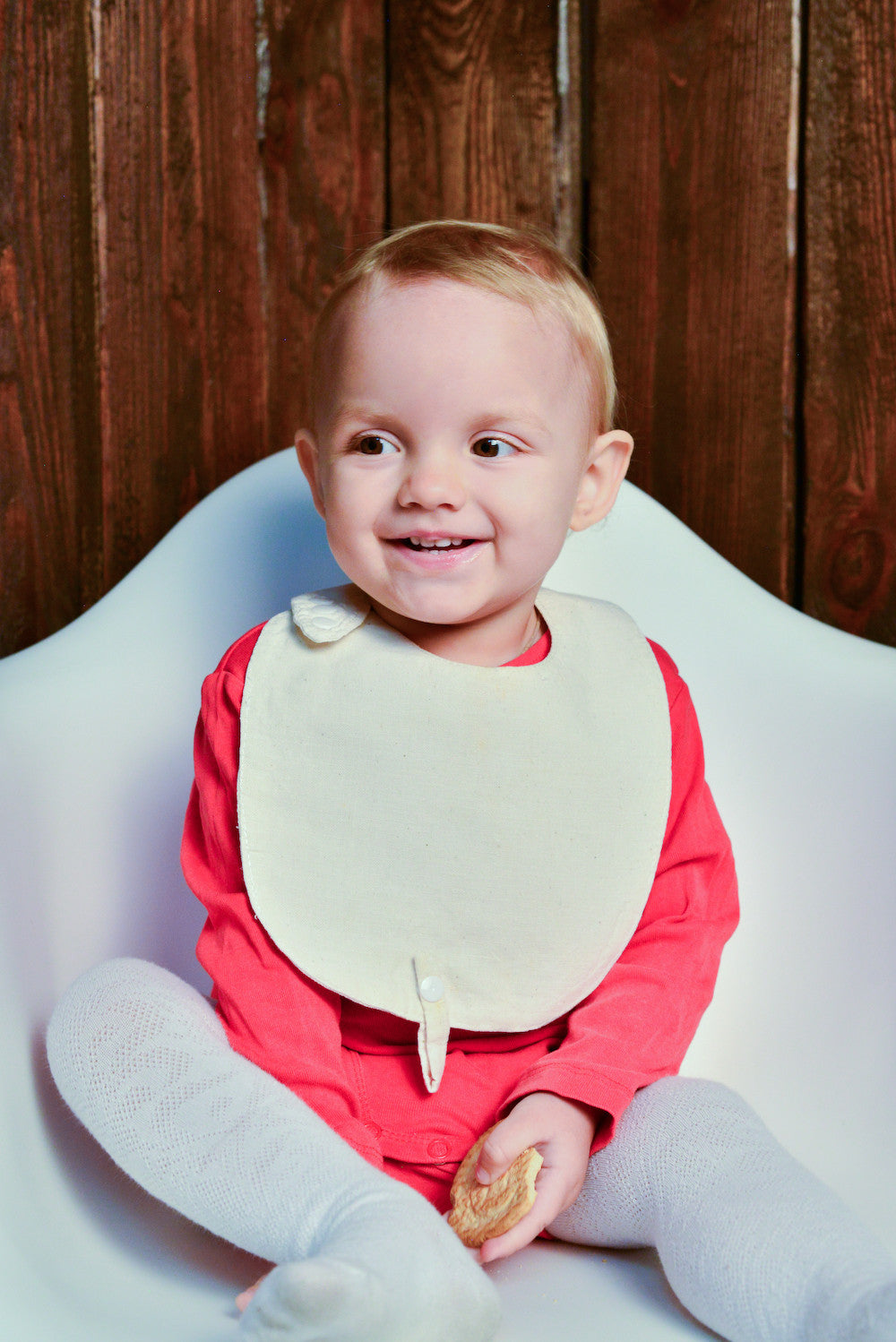 Organic Linen Bibs &amp; Wooden Teether - Wholesome Linen
